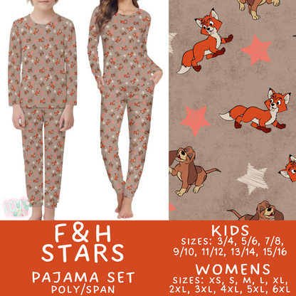 Batch #590 - Magical Family Pajamas - Closes 9/18 - ETA mid Nov - F&H Stars Women's & Kid's Pajama Set