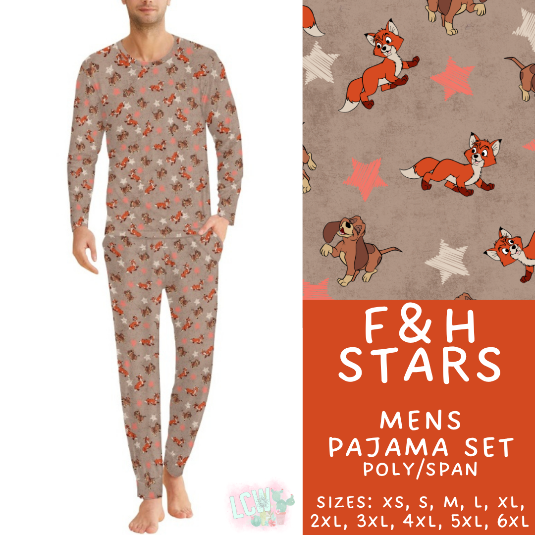 Batch #590 - Magical Family Pajamas - Closes 9/18 - ETA mid Nov - F&H Stars Men's Pajama Set