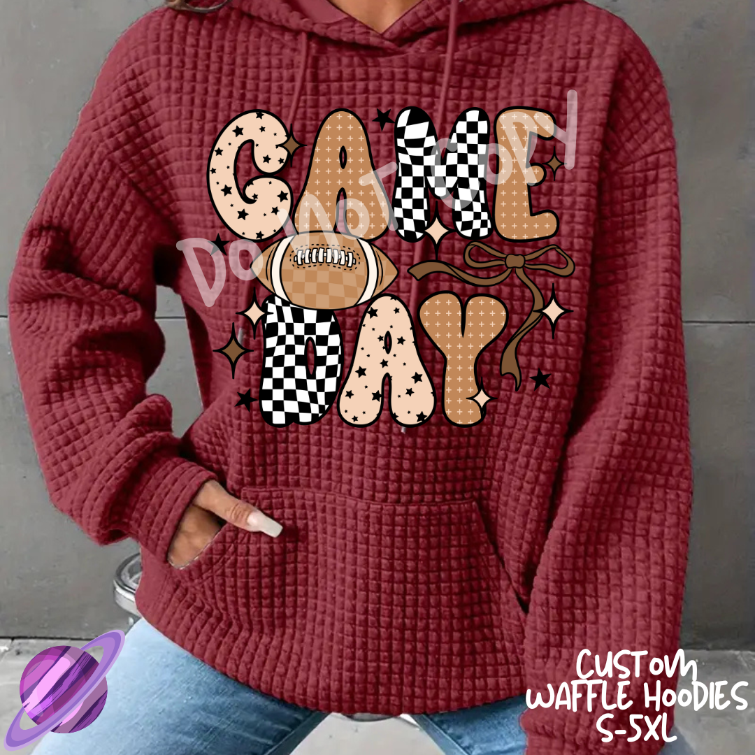 GAME DAY - CUSTOM WAFFLE HOODIES PREORDER CLOSING 9/30
