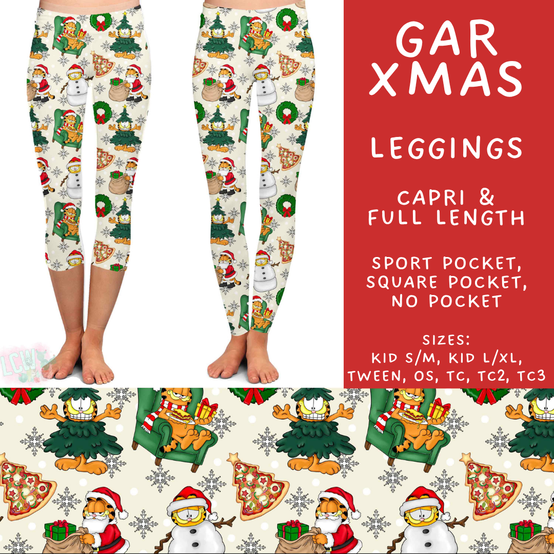 Batch #558 - Magical Character Christmas - Closes 7/20 - ETA mid/late Sept - Gar Xmas Full and Capri Length Leggings