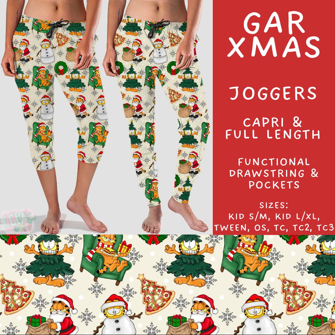 Batch #558 - Magical Character Christmas - Closes 7/20 - ETA mid/late Sept - Gar Xmas Full and Capri Length Joggers