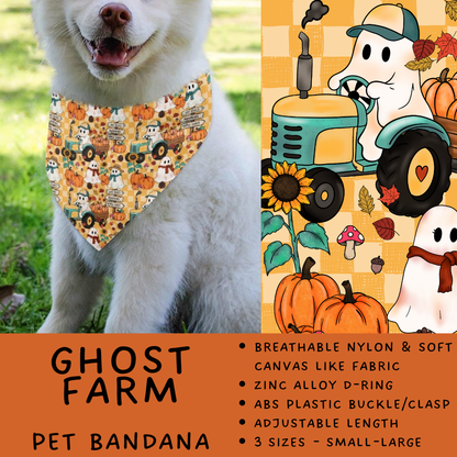 Batch #576 - Pet Gear 2 - Closes 8/28 - ETA late October - Ghost Farm Pet Bandana