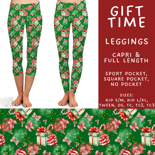 Batch #574 - HalloThanksMas - Closes 8/24 - ETA mid/late October - Gift Time Full and Capri Length Leggings