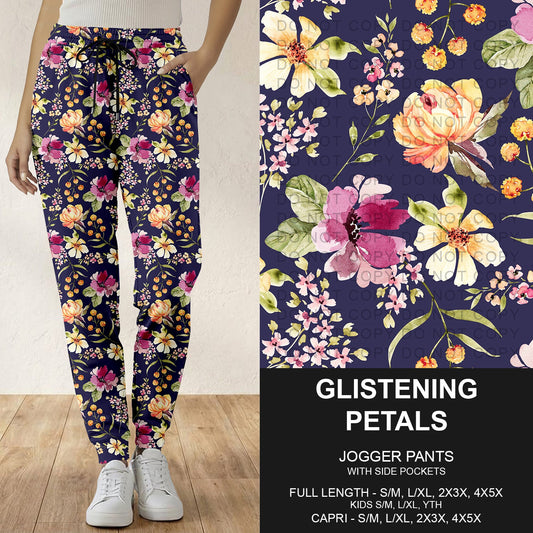B283 - Preorder Glistening Petals Joggers (Closes 4/05. ETA: mid June)
