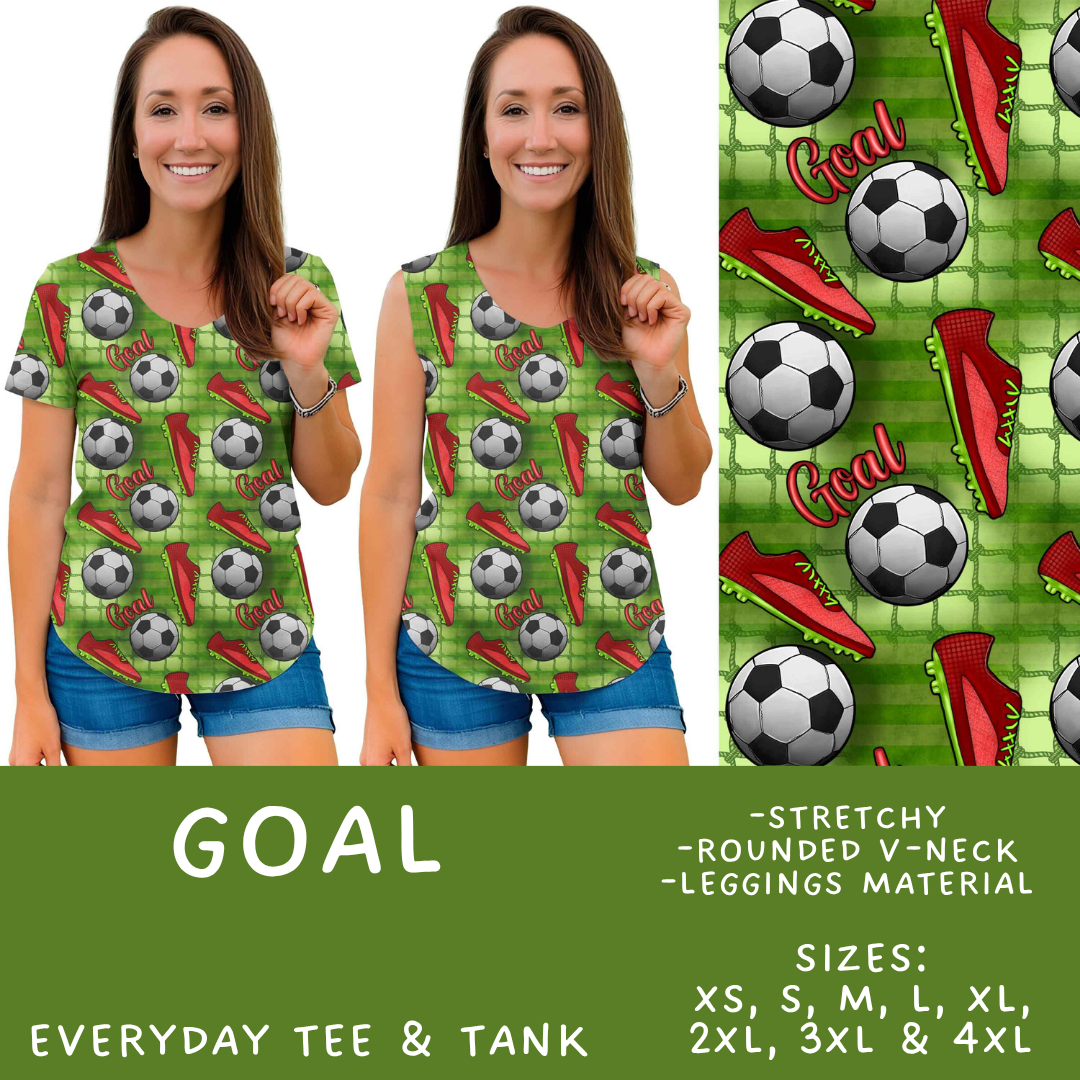 Batch #561 - June Request Run - Closes 7/27 - ETA late Sept - Goal Everyday Tank & Tee