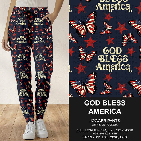 B284 - Preorder God Bless America Joggers (Closes 4/12. ETA: early June)