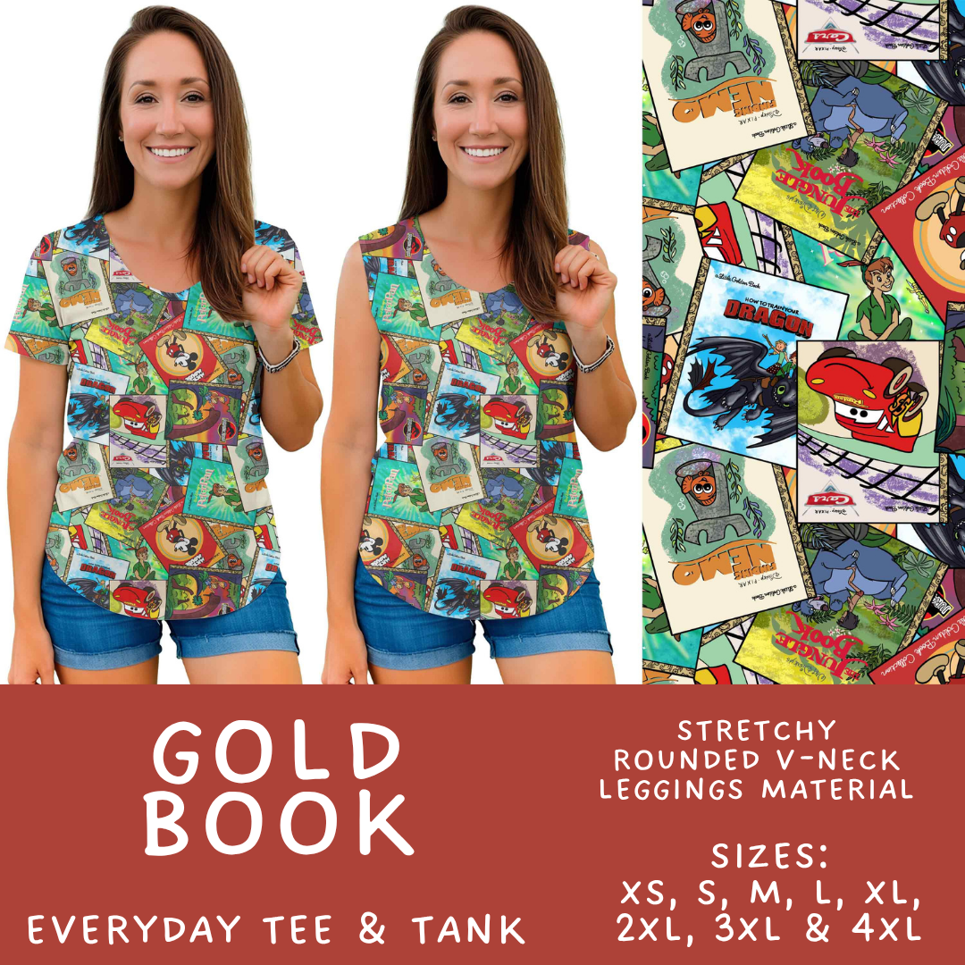 Batch #572 - Magical Faves 23 - Closes 8/19 - ETA mid October - Gold Book Everyday Tank & Tee