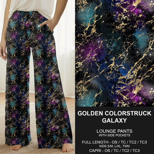 B291 - Preorder Golden Colorstruck Galaxy Lounge Pants (Closes 5/17. ETA: late July)