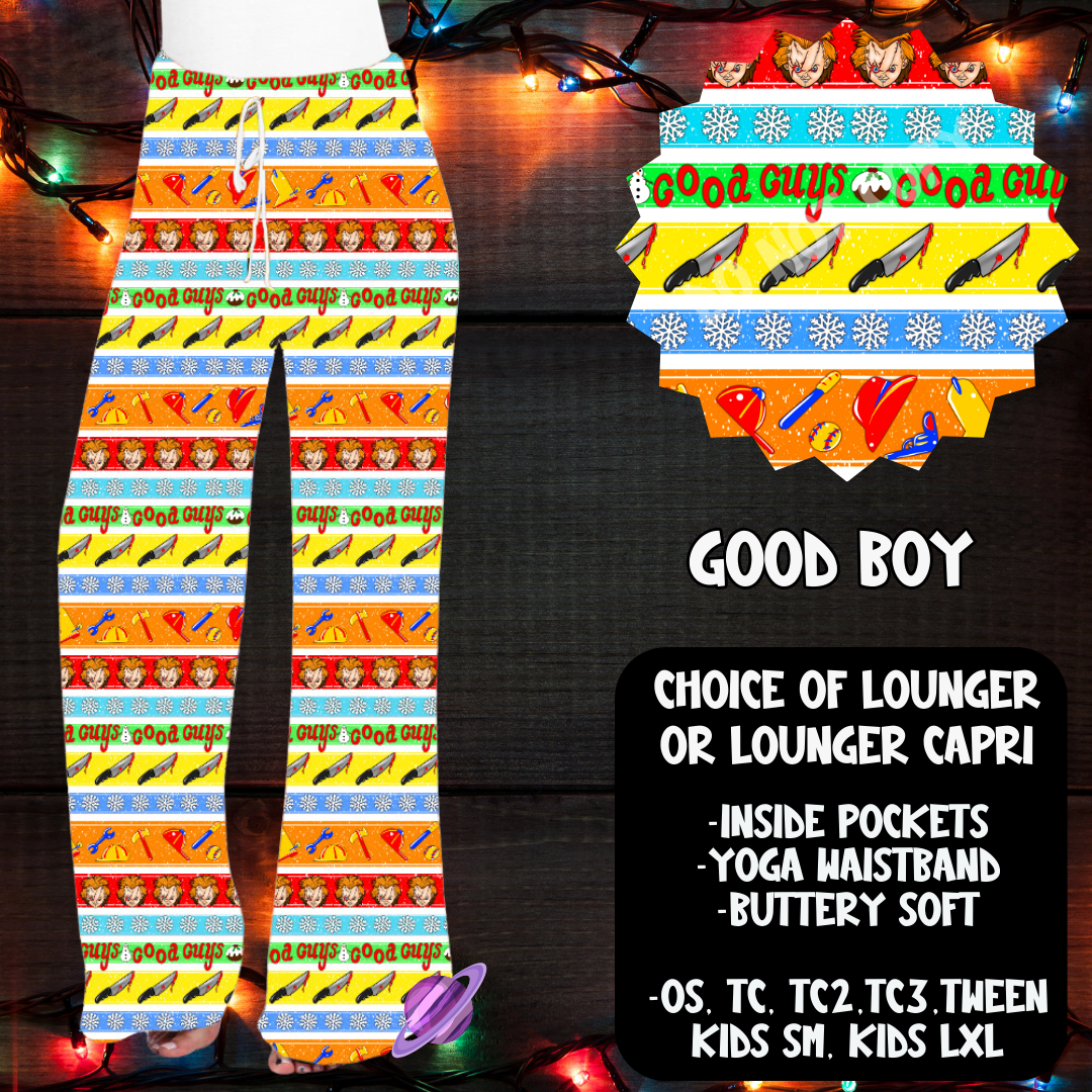 GOOD BOY-BOTTOMS-XMAS SWEATER PREORDER-9/27