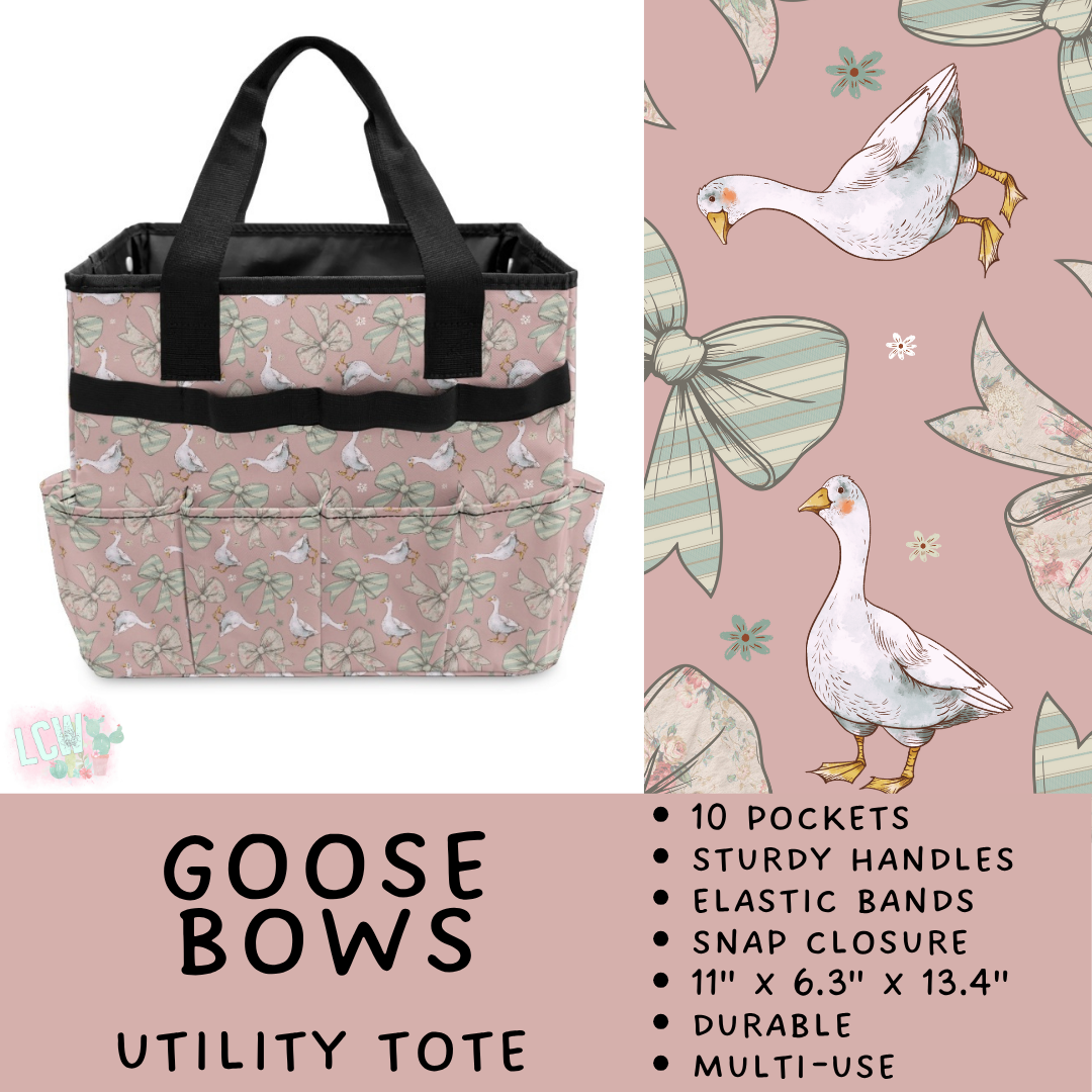 Batch #549 - Utility Tote 2 - Closes 6/29 - ETA late August - Goose Bows Utility Tote