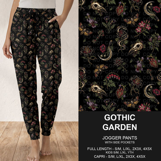 B320 - Preorder Gothic Garden Joggers (Closes 11/08. ETA: mid Jan.)