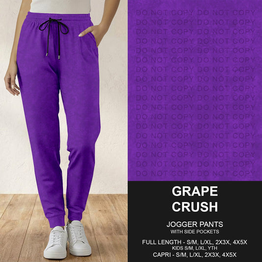 B280 - Preorder Grape Crush Joggers (Closes 3/22. ETA: late May)