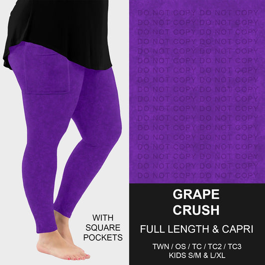 B280 - Preorder Grape Crush w/ Pockets (Closes 3/22. ETA: late May)