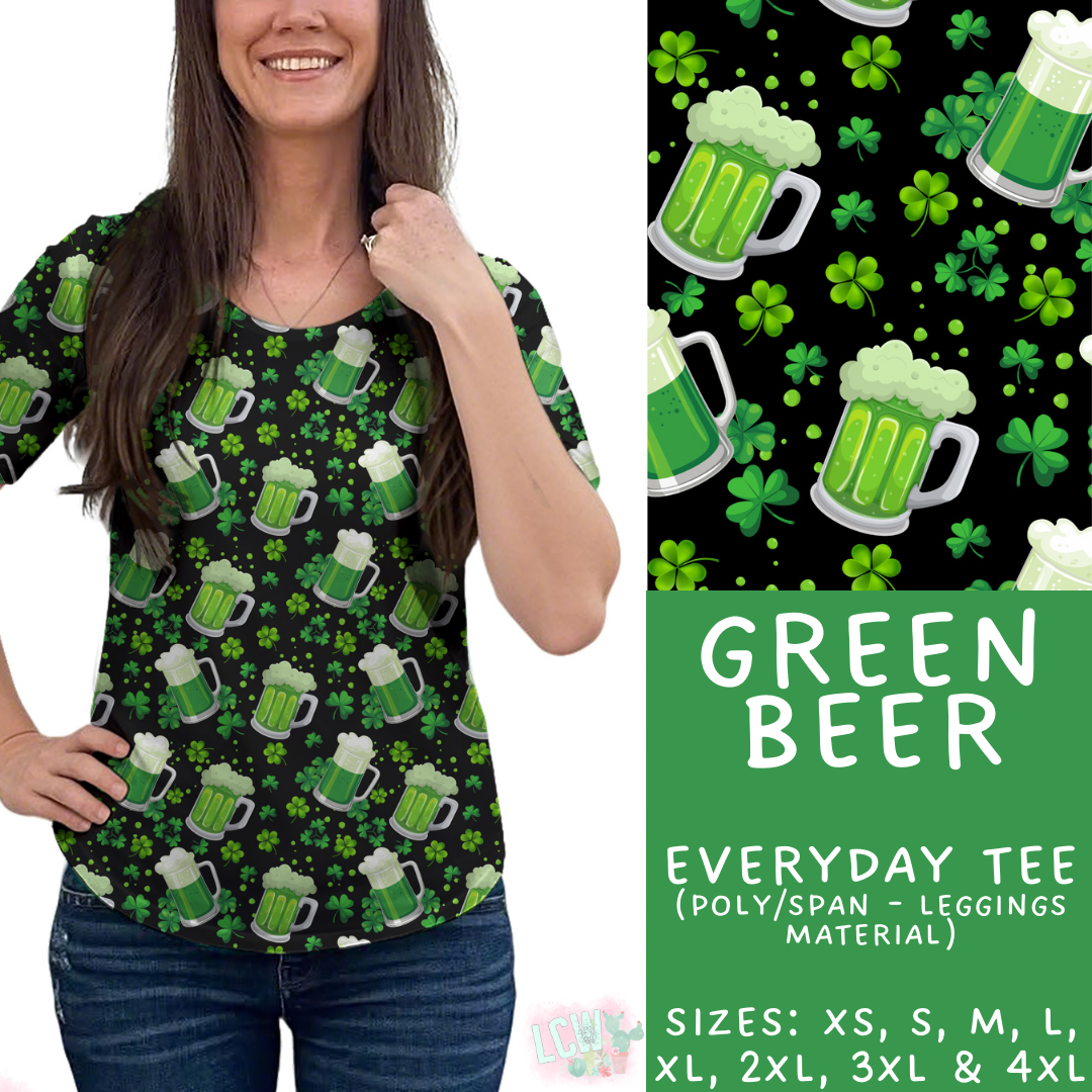 Batch #464 - Lucky Charm Collection - Closes 12/17 - ETA early Feb - Green Beer Everyday Tee