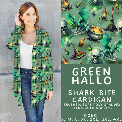 Batch #566 - Halloween 5 - Closes 8/7 - ETA early October - Green Hallo Cardigan