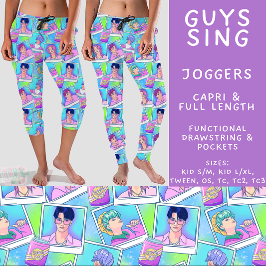 Batch #544 - Cool Characters 16 - Closes 6/17 - ETA mid August - Guys Sing Full and Capri Length Joggers