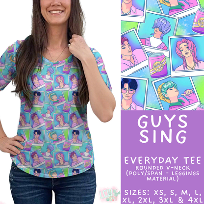 Batch #544 - Cool Characters 16 - Closes 6/17 - ETA mid August - Guys Sing Everyday Tee