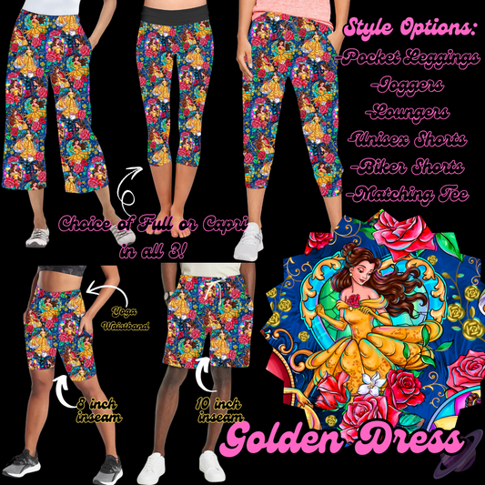 GOLDEN DRESS-BATCH 111-6 STYLES OF BOTTOMS-PREORDER CLOSING 7/5
