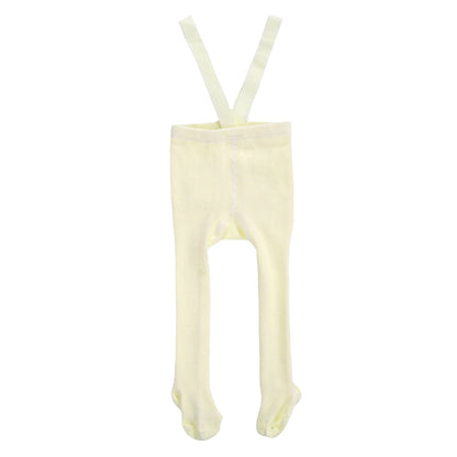 Baby Cotton Suspender Leggings Infants Baby Girls Boys Cute Solid Color High Waist Overall Leggings Tights Socks