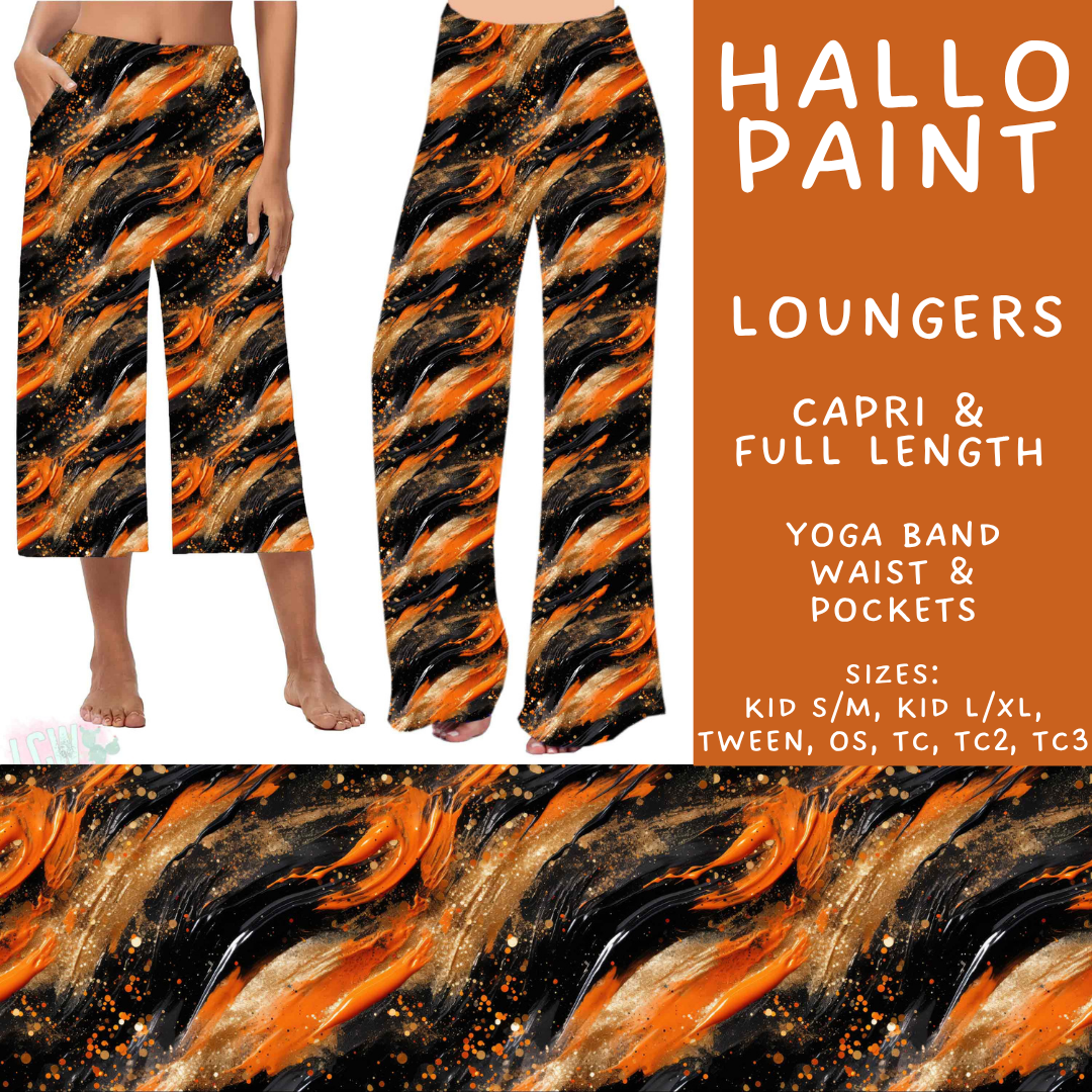 Batch #566 - Halloween 5 - Closes 8/7 - ETA early October - Hallo Paint Capri and Full Length Loungers