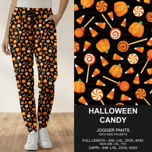 B307 - Preorder Halloween Candy Joggers (Closes 8/02. ETA: early Oct.)
