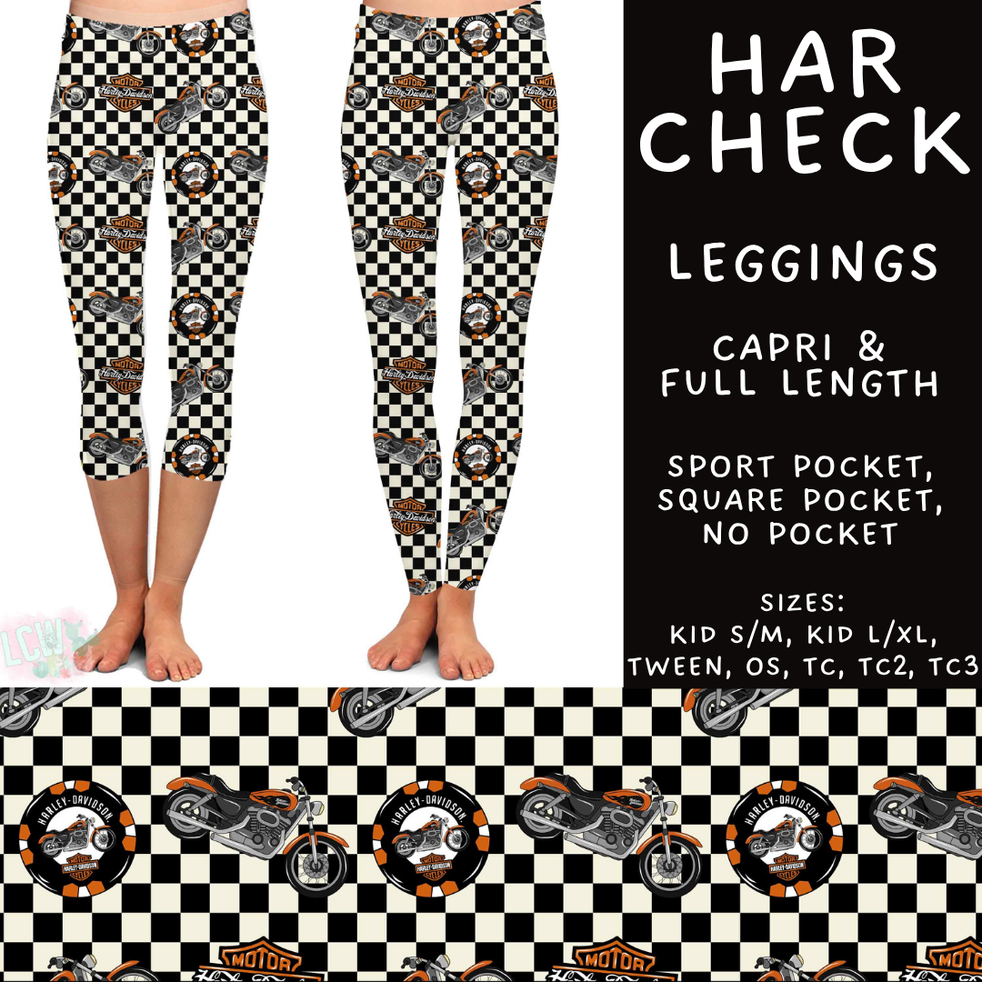 Batch #607 - Fun Run 28 - Closes 11/2 - ETA early Jan - Har Check Full and Capri Length Leggings