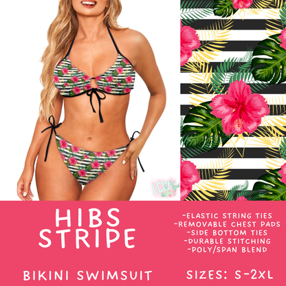 Batch #543 - Pool Party 2 - Closes 6/15 - ETA early/mid August - Hibs Stripe Women's 2 Piece Bikini