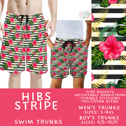 Batch #543 - Pool Party 2 - Closes 6/15 - ETA early/mid August - Hibs Stripe Boys' & Men's Swim Trunks