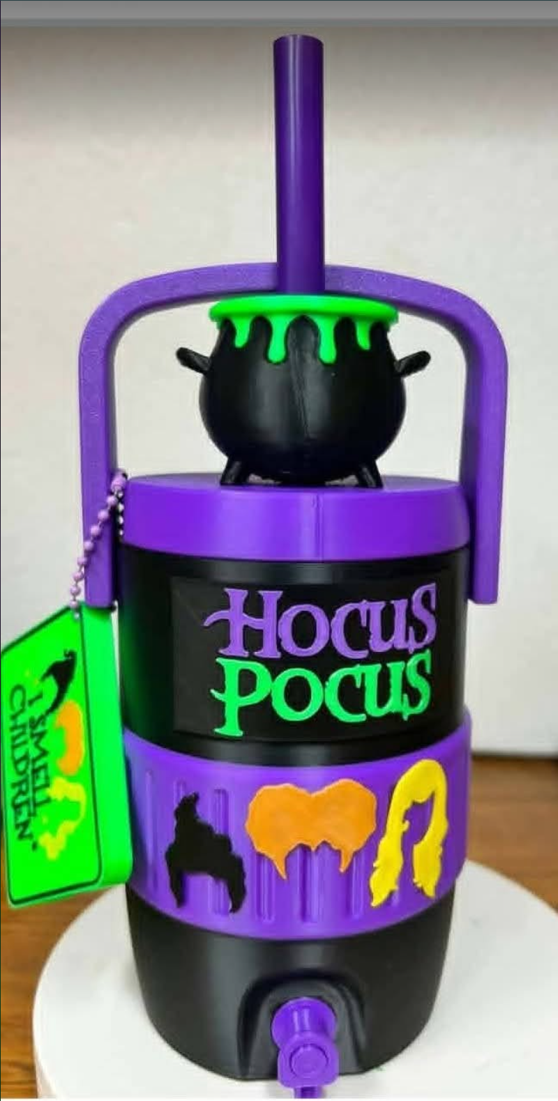 PUMPKIN SKELE -3D PRINTED 12 OZ CAN HOLDER