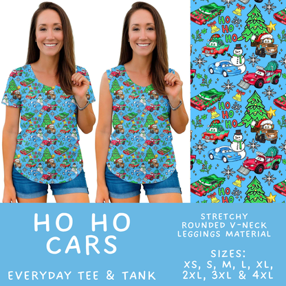 Batch #598 - Magical Character Christmas 2 - Closes 10/14 - ETA early Dec - Ho Ho Cars Everyday Tank & Tee