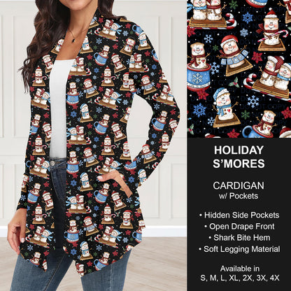 B303 - Preorder Holiday S'mores Cardigan w/ Pockets (Closes 7/26. ETA: early Oct.)