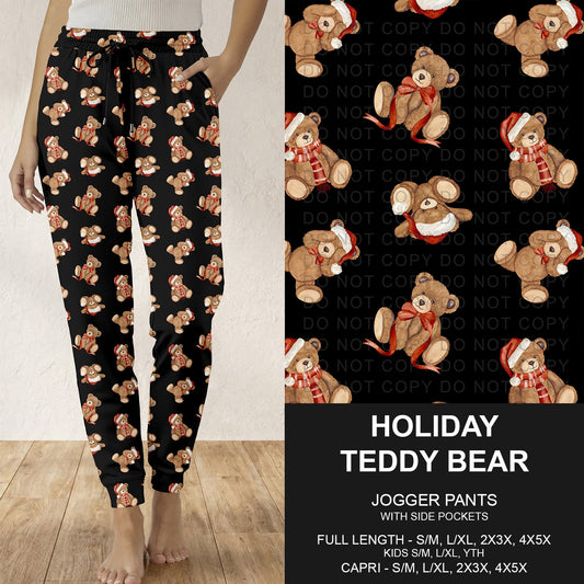 B311 - Preorder Holiday Teddy Bear Joggers (Closes 9/06. ETA: mid Nov.)