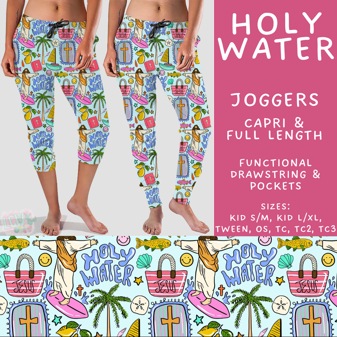 Batch #550 - Fun Run 24 - Closes 7/1 - ETA early Sept - Holy Water Full and Capri Length Joggers