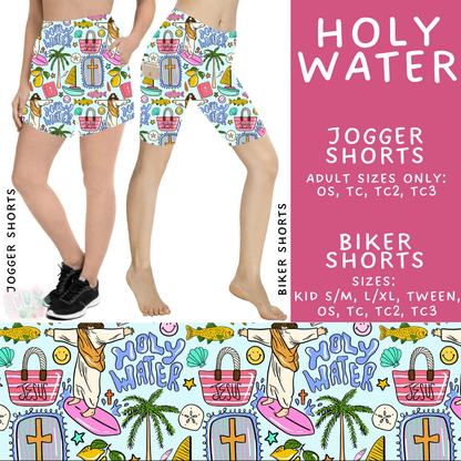 Batch #550 - Fun Run 24 - Closes 7/1 - ETA early Sept - Holy Water Biker & Jogger Shorts