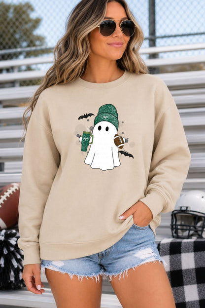 Football Ghost Jets Sweatshirt