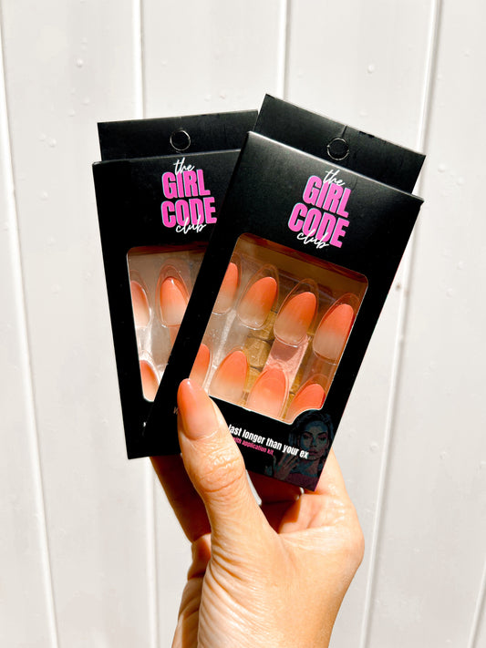 “Orangesicle” Press-On Nail Kit