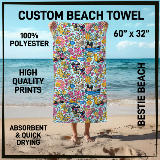 B9TW - Bestie Beach Beach Towel - Preorder Closing 6/2 ETA: Early August
