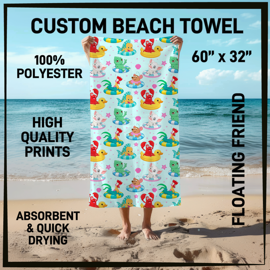 B9TW - Floating Friend Beach Towel - Preorder Closing 6/2 ETA: Early August