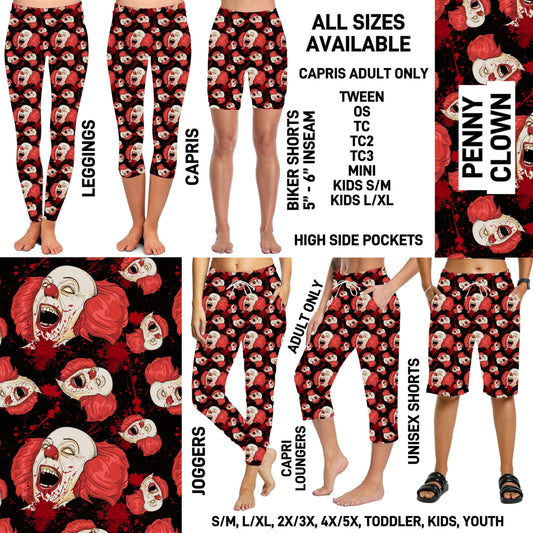 RTS - Penny Clown Biker with High Side Pockets