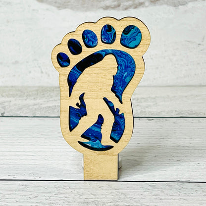 Bigfoot Foot Print - Sasquatch - Handcrafted Night Light
