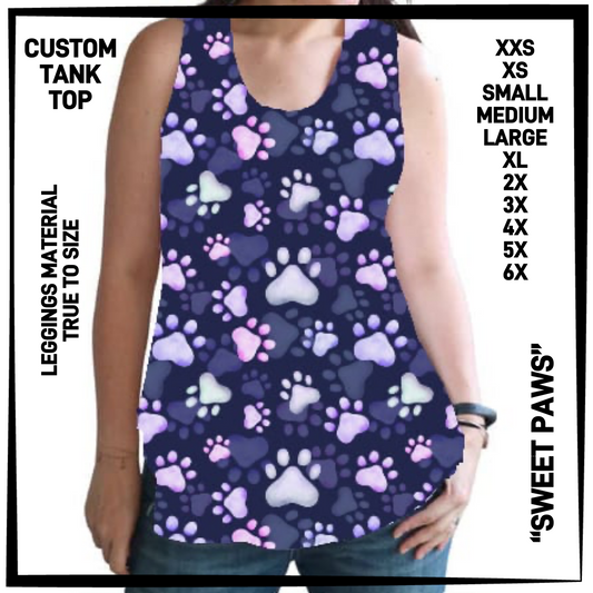 CTT1 - Sweet Paws Tank Top - Preorder Closing 6/23 ETA: Late Aug
