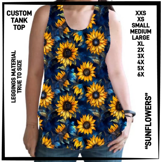 CTT1 - Sunflowers Tank Top - Preorder Closing 6/23 ETA: Late Aug