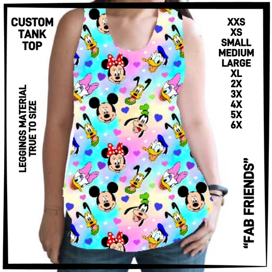 CTT1 - Fab Friends Tank Top - Preorder Closing 6/23 ETA: Late Aug