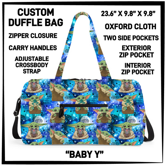 DF2B - Baby Y Duffel Bag - Preorder Closing 6/25 ETA: Late Aug