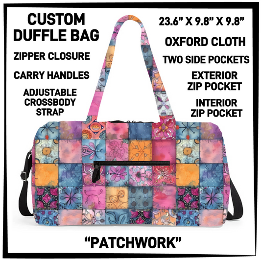DF2B - Patchwork Duffel Bag - Preorder Closing 6/25 ETA: Late Aug