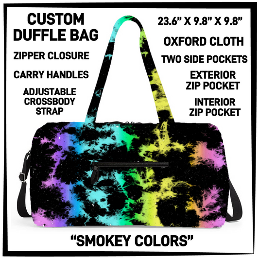 DF2B - Smokey Colors Duffel Bag - Preorder Closing 6/25 ETA: Late Aug
