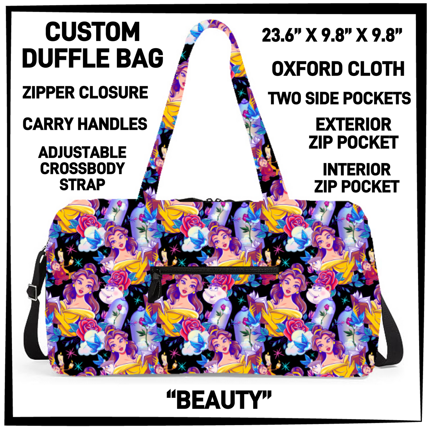 DF2B - Beauty Duffel Bag - Preorder Closing 6/25 ETA: Late Aug