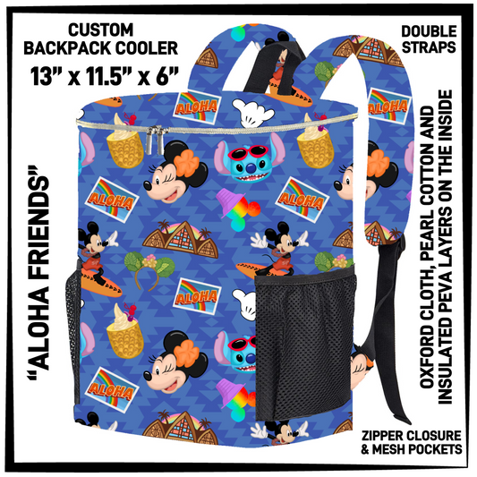B4PK - Aloha Friends Backpack Cooler - Preorder Closing 2/10 ETA: Late April
