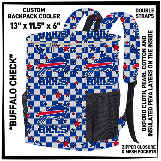 B4PK - Buffalo Check Backpack Cooler - Preorder Closing 2/10 ETA: Late April