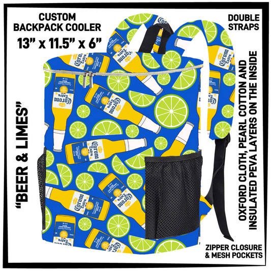 B4PK - Beer & Limes Backpack Cooler - Preorder Closing 2/10 ETA: Late April